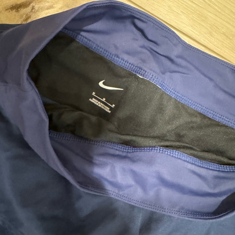 Women’s Nike Solid Element Swim Shorts, Navy, Medium - Picture 3 of 5